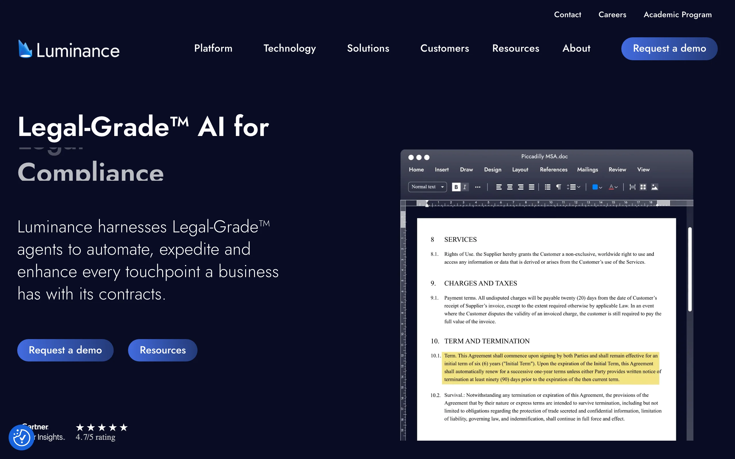 AI for Legal Work with Luminance